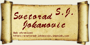 Svetorad Jokanović vizit kartica